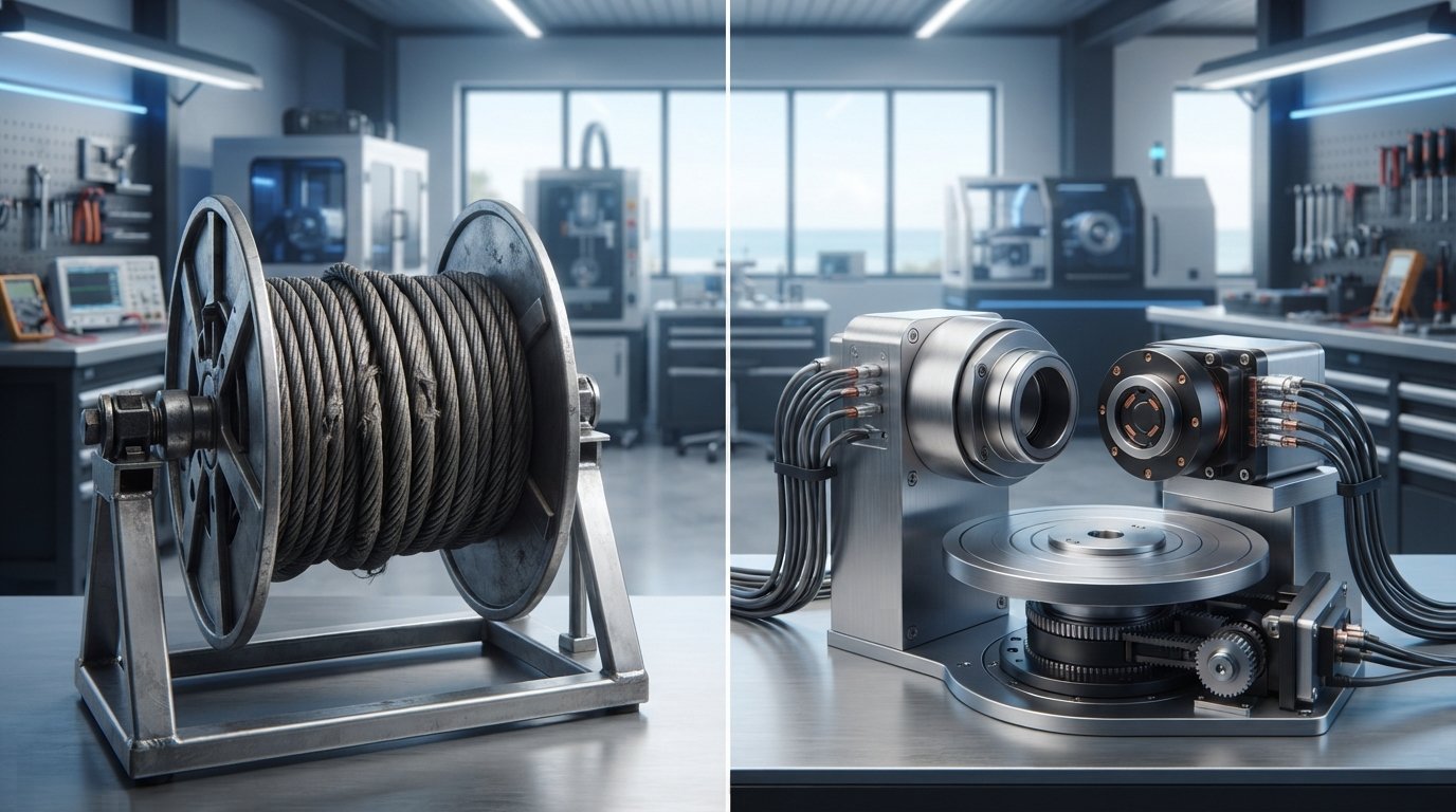 Alternatives to Cable Reels for Continuous Rotation
