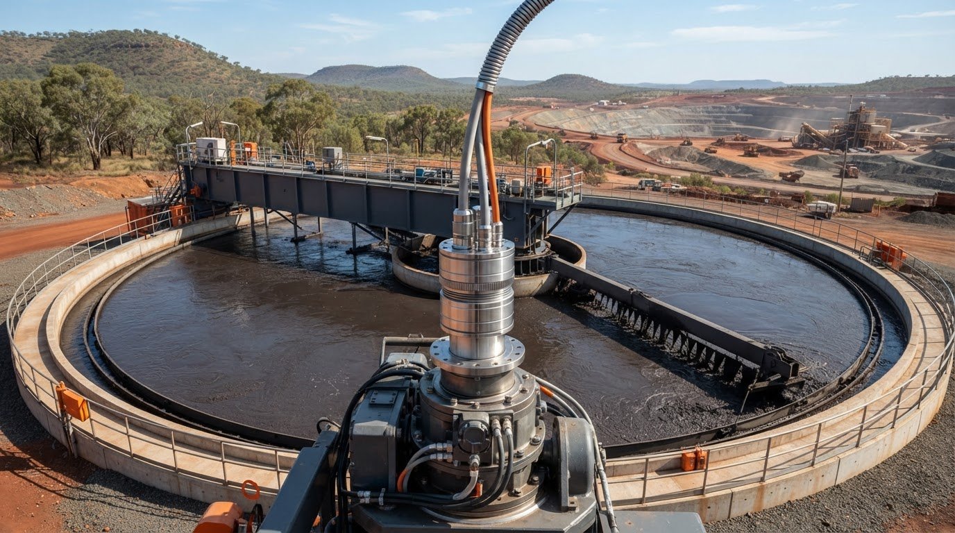 Rotary Joint Service for Mining Thickener Rake Drives